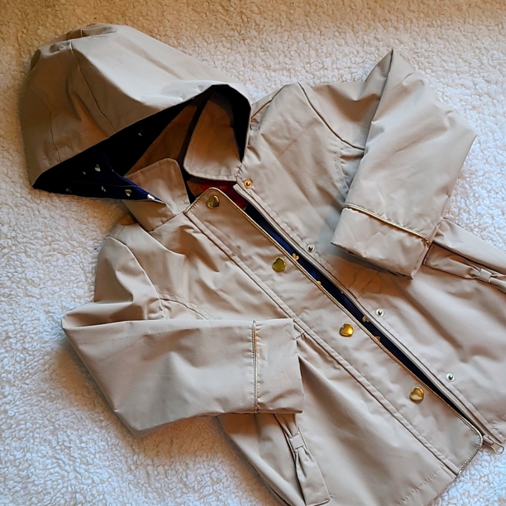 Pink Platainum Coat Girls Size 5/6 New Item No Tags